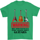 May Start Talking About Guitars Guitarist Mens T-Shirt Cotton Gildan Irish Green