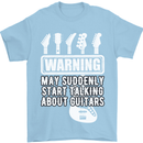 May Start Talking About Guitars Guitarist Mens T-Shirt Cotton Gildan Light Blue