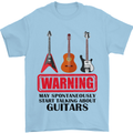 May Start Talking About Guitars Guitarist Mens T-Shirt Cotton Gildan Light Blue