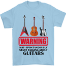 May Start Talking About Guitars Guitarist Mens T-Shirt Cotton Gildan Light Blue
