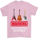 May Start Talking About Guitars Guitarist Mens T-Shirt Cotton Gildan Light Pink
