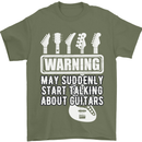 May Start Talking About Guitars Guitarist Mens T-Shirt Cotton Gildan Military Green