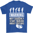 May Start Talking About Guitars Guitarist Mens T-Shirt Cotton Gildan Royal Blue
