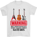 May Start Talking About Guitars Guitarist Mens T-Shirt Cotton Gildan White