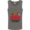 May Start Talking About Guitars Guitarist Mens Vest Tank Top Charcoal