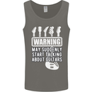 May Start Talking About Guitars Guitarist Mens Vest Tank Top Charcoal