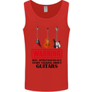 May Start Talking About Guitars Guitarist Mens Vest Tank Top Red