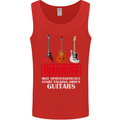May Start Talking About Guitars Guitarist Mens Vest Tank Top Red