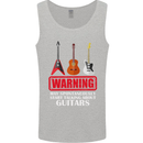May Start Talking About Guitars Guitarist Mens Vest Tank Top Sports Grey