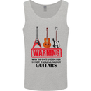 May Start Talking About Guitars Guitarist Mens Vest Tank Top Sports Grey