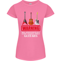 May Start Talking About Guitars Guitarist Womens Petite Cut T-Shirt Azalea