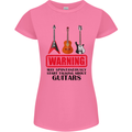 May Start Talking About Guitars Guitarist Womens Petite Cut T-Shirt Azalea