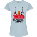May Start Talking About Guitars Guitarist Womens Petite Cut T-Shirt Light Blue