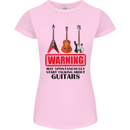 May Start Talking About Guitars Guitarist Womens Petite Cut T-Shirt Light Pink