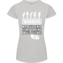 May Start Talking About Guitars Guitarist Womens Petite Cut T-Shirt Sports Grey