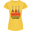 May Start Talking About Guitars Guitarist Womens Petite Cut T-Shirt Yellow