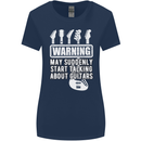 May Start Talking About Guitars Guitarist Womens Wider Cut T-Shirt Navy Blue