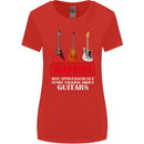 May Start Talking About Guitars Guitarist Womens Wider Cut T-Shirt Red
