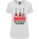 May Start Talking About Guitars Guitarist Womens Wider Cut T-Shirt White