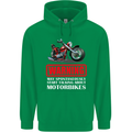 May Start Talking About Motorbikes Funny Childrens Kids Hoodie Irish Green