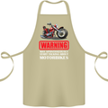May Start Talking About Motorbikes Funny Cotton Apron 100% Organic Khaki