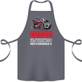 May Start Talking About Motorbikes Funny Cotton Apron 100% Organic Steel