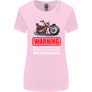 May Start Talking About Motorbikes Funny Womens Wider Cut T-Shirt Light Pink
