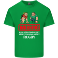 May Start Talking About Rugby Player Funny Mens Cotton T-Shirt Tee Top Irish Green