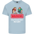 May Start Talking About Rugby Player Funny Mens Cotton T-Shirt Tee Top Light Blue