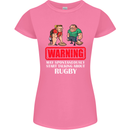 May Start Talking About Rugby Player Funny Womens Petite Cut T-Shirt Azalea