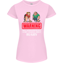 May Start Talking About Rugby Player Funny Womens Petite Cut T-Shirt Light Pink