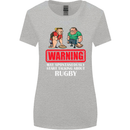May Start Talking About Rugby Player Funny Womens Wider Cut T-Shirt Sports Grey