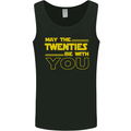 May the 20s Twenties Be With You Sci-Fi Mens Vest Tank Top Black