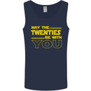 May the 20s Twenties Be With You Sci-Fi Mens Vest Tank Top Navy Blue