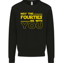 May the 40s Fourties Be With You  Sci-Fi Mens Sweatshirt Jumper Black