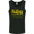 May the 40s Fourties Be With You  Sci-Fi Mens Vest Tank Top Black