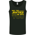 May the 60s Sixties Be With You Sci-Fi Mens Vest Tank Top Black