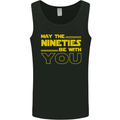 May the 90s Nineties Be With You Sci-Fi Mens Vest Tank Top Black
