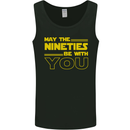 May the 90s Nineties Be With You Sci-Fi Mens Vest Tank Top Black