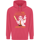 May the Force Be Shih Tzu Funny Dog Childrens Kids Hoodie Heliconia