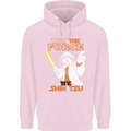 May the Force Be Shih Tzu Funny Dog Childrens Kids Hoodie Light Pink