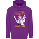 May the Force Be Shih Tzu Funny Dog Childrens Kids Hoodie Purple