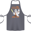 May the Force Be Shih Tzu Funny Dog Cotton Apron 100% Organic Steel