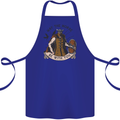 May the Norse Be With You Funny Viking Cotton Apron 100% Organic Royal Blue