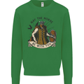 May the Norse Be With You Funny Viking Kids Sweatshirt Jumper Irish Green