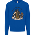 May the Norse Be With You Funny Viking Kids Sweatshirt Jumper Royal Blue