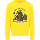May the Norse Be With You Funny Viking Kids Sweatshirt Jumper Yellow