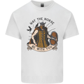 May the Norse Be With You Funny Viking Kids T-Shirt Childrens White