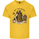 May the Norse Be With You Funny Viking Kids T-Shirt Childrens Yellow