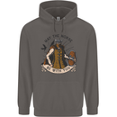 May the Norse Be With You Funny Viking Mens 80% Cotton Hoodie Charcoal